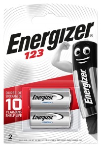Bateria ENERGIZER Photo Lithium, 123,3V, 2szt.