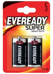 Bateria EVEREADY Super Heavy Duty, C, R14, 1,5V, 2szt.