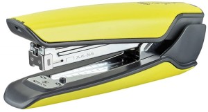 Zszywacz KANGARO Nowa-335S/S, zszywa do 30 kartek, metalowy, w pudełku PP, żółty