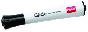 Marker do tablic NOBO Glide Drymarker, okrągły, 1-3mm, czarny