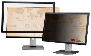 Ramkowy filtr prywatyzujący 3M™ (PF319W), do monitorów, 16:9, 19", czarny