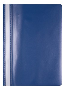 Skoroszyt OFFICE PRODUCTS, PP, A4, miękki, 100/170mikr., granatowy