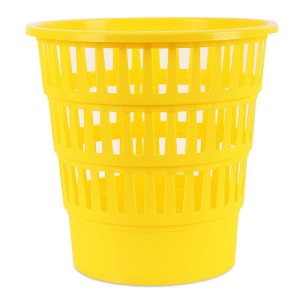 Kosz na śmieci OFFICE PRODUCTS, ażurowy, 16l, żółty