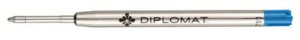 Wkład do długopisu DIPLOMAT do serii Excellence A Plus, Excellence A2, Aero, Optimist, Esteem, Traveller, Magnum, F, niebieski