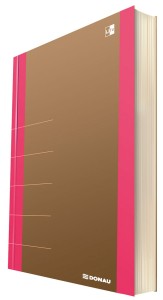Notatnik DONAU Life, organizer, 165x230mm, 80 kart., różowy