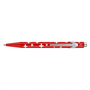 Długopis CARAN D'ACHE 849 Swiss Flag, M, czerwony
