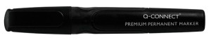 Marker permanentny Q-CONNECT Premium, gum. rękojeść, okrągły, 2-3mm (linia), czarny / KF26105