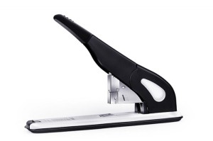 Zszywacz SAXDesign 399, zszywa do  200 kartek, heavy duty, czarny