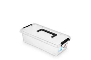 Pojemnik do przechowywania MOXOM Simple box, 6l, z rączką, transparentny