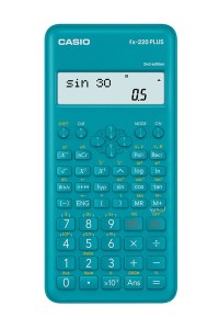 Kalkulator naukowy CASIO FX-220PLUS-2-B, 181 funkcji, 77x162mm, niebieski