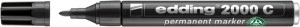 Marker permanentny e-2000c EDDING, 1,5-3mm, czarny