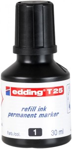 Tusz do uzupełniania markerów permanentnych e-t25 EDDING, czarny