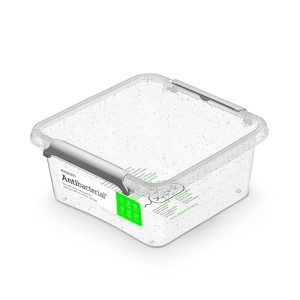 Pojemnik antybakteryjny MOXOM Antibacterial, 0,85l, transparentny