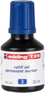 Tusz do uzupełniania markerów permanentnych e-T 25 EDDING, niebieski
