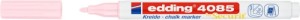 Marker kredowy e-4085 EDDING, 1-2 mm, pastelowy różany
