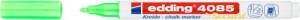 Marker kredowy e-4085 EDDING, 1-2 mm, neonowy zielony