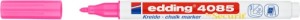 Marker kredowy e-4085 EDDING, 1-2 mm, neonowy różowy