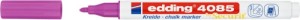 Marker kredowy e-4085 EDDING, 1-2 mm, malinowy