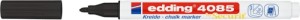 Marker kredowy e-4085 EDDING, 1-2 mm, czarny