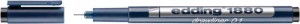 Drawliner e-1880 EDDING, 0,25 mm, czarny