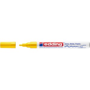 Marker olejowy połyskujący e-751 EDDING, 1-2 mm, żółty