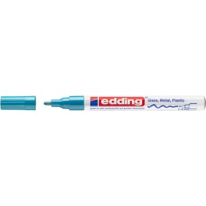 Marker olejowy połyskujący e-751 EDDING, 1-2 mm, błękitny