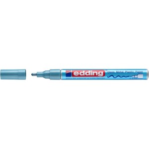 Marker olejowy połyskujący e-751 EDDING, 1-2 mm, niebieski metaliczny