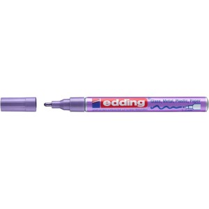 Marker olejowy połyskujący e-751 EDDING, 1-2 mm, fioletowy metaliczny