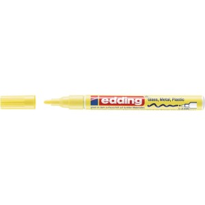 Marker olejowy połyskujący e-751 EDDING, 1-2 mm, żółty pastelowy