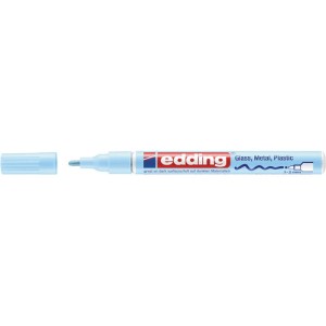 Marker olejowy połyskujący e-751 EDDING, 1-2 mm, niebieski pastelowy