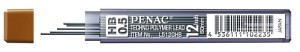 Grafity do ołówków PENAC 0,5mm, HB, zawieszka, 12 szt.