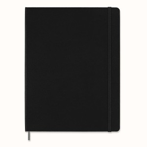 Notatnik MOLESKINE XL (19x25cm), Smart, w linie, twarda oprawa, czarny