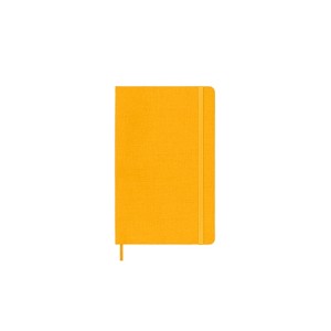 Notes MOLESKINE Classic L (13x21cm), w linie, twarda oprawa, orange yellow, 240 stron, pomarańczowy