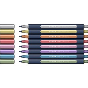 Pióro kulkowe SCHNEIDER PAINT-IT 050, metaliczne, 0,4 mm, 8 szt., mix kolorów