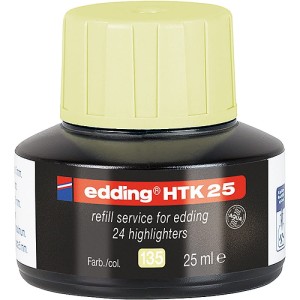 Stacja uzupełniająca E-HTK 25 do zakreślaczy EDDING, pastelowy żółty