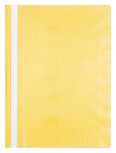 Skoroszyt OFFICE PRODUCTS, 120/180 mic, PP, żółty