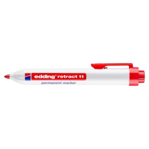 Marker permanentny automatyczny e-11 EDDING, 1,5-3mm, czerwony