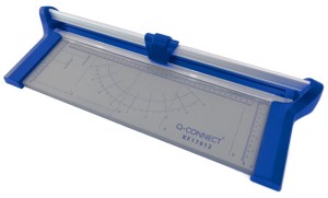 Trymer do papieru Q-CONNECT, A3, szaro-niebieski
