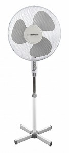 Wentylator ESPERANZA Hurricane, stojący, 40cm, biało-szary