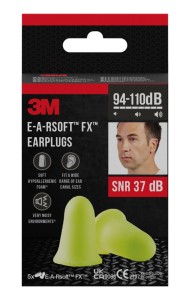 Zatyczki do uszu 3M (EARFXC5), 5 par, żółte