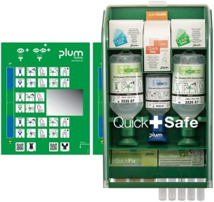 Apteczka ścienna PLUM QuickSafe Complete, z wyposażeniem