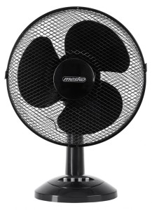 Wentylator Mesko, biurkowy, śr. 30cm, 40W, czarny