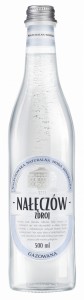 Woda NAŁĘCZÓW ZDRÓJ, gazowana, butelka szklana, 500ml