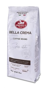 Kawa SAQUELLA Bella Crema Smooth, ziarnista, 200g