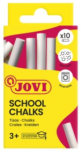 Kreda szkolna JOVI, zestaw 10 szt., biała