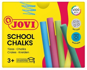 Kreda szkolna JOVI, zestaw 100 szt., mix kolorów