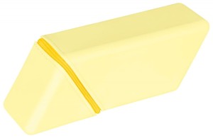Piórnik silikonowy składany GIMBOO, organizer, 200x70x55mm, żółty