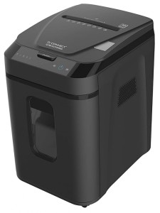 Niszczarka Q-CONNECT Q180, z automatycznym podajnikiem, czarna