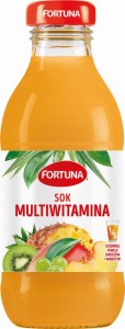 Sok FORTUNA, multiwitamina, szkło, 0,3l