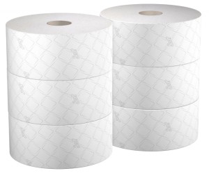 Papier toaletowy SCOTT Control, centralne odwijanie, 2-warstwowy, 314m, 6 rolek x 1280 listków, biały